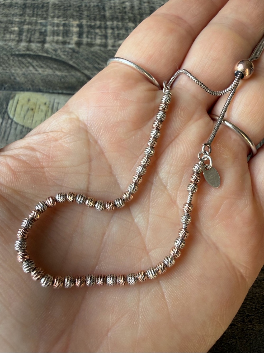 Vintage Dyadema Italy Two-Tone Bracelet